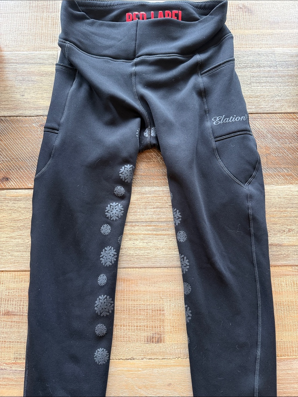 Elation Black Riding Thermal Leggings